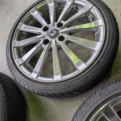 【売れました】軽自動車　16インチホイールセット　165/45R16　5.5J　+48　タイヤは2019年製の画像