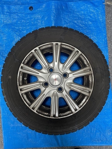 スタッドレスタイヤ 155/65R13 ホイール付き　4本セット