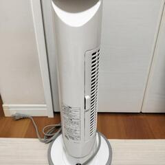 最終値下げ！超美品！コイズミ　送風機能電気付ファンヒーター　人感センサー付き　冬夏使えるKHF-0898の画像