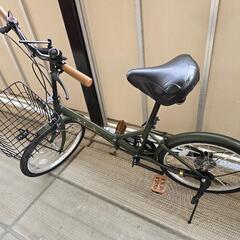 6速変速付き折り畳み式自転車