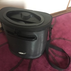 アジ生かしバケツ　　泳がせに！