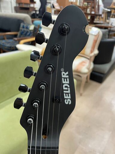 ストラトキャスタータイプ ブラックエレキギター エレキギターSELDERSTC-04ブラックNo.4260 コレクション