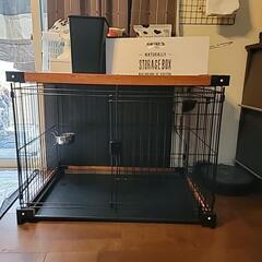 MEASUNM 犬ケージ 木製犬ケージ 犬サークル ペットケージ