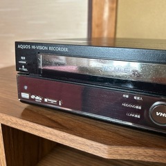 【決まりました】SHARP VHS  DVD HDD レコーダー/プレーヤーの画像