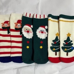 【新品】サンタソック 14cm～24cm 3セット