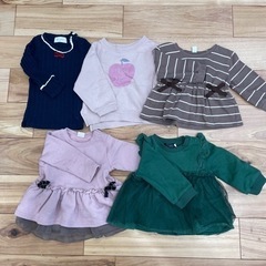 子ども服冬服まとめ売り　80センチの画像