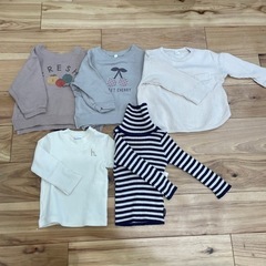 子ども服冬服まとめ売り　80センチの画像