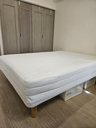 無印良品　脚付きマットレス　ダブルサイズ