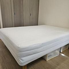 無印良品　脚付きマットレス　ダブルサイズの画像