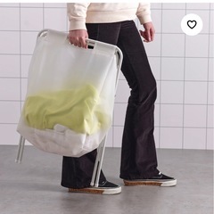 IKEAランドリーバッグ スタンド付きの画像