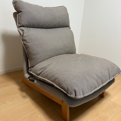 無印良品 MUJI 一人掛け ハイバック リクライニングチェア 羽毛