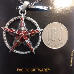 AzureGreen: Crimson Pentagram pendantの画像