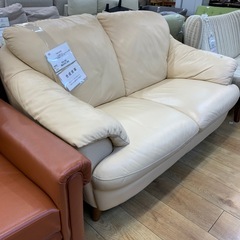 2人掛けソファー italsofa 使用感あり ホワイト