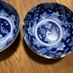 ⑭骨董市購入　時代ありの皿・鉢　おまとめ６点　※難あり含むの画像