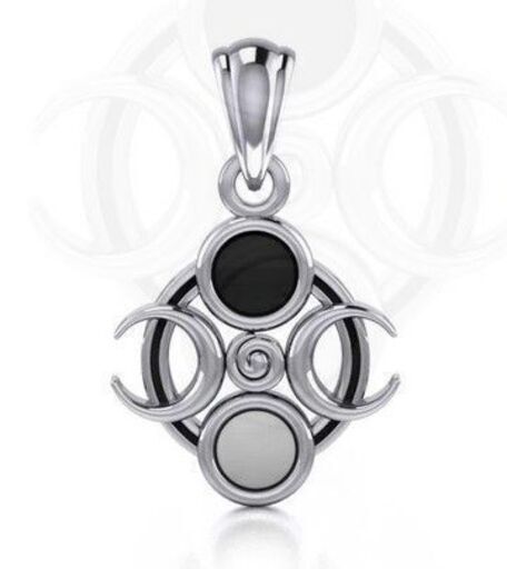 PS: Moon Spiral Pendant 女性の力、若さ、達成、知恵