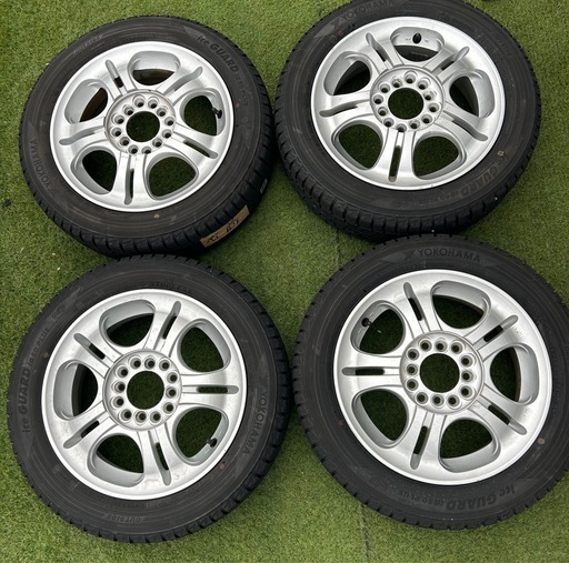 12月7日　お取引終了　バリ溝　155 65 r14 ヨコハマ　スタッドレスタイヤ　アルミホイール　マルチ　4本セット