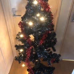 150cm,60cmブラック　クリスマスツリーの画像