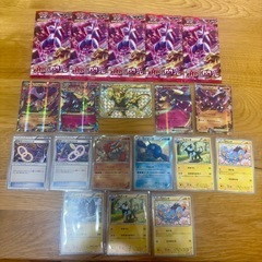 新品「未開封」ポケモンカードXY 赤い閃光5パック　おまけ付き