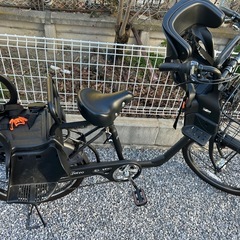 子供乗せ自転車3人乗り