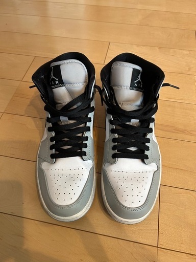 Nike Air Jordan 1 ホワイト/グレー　27.5