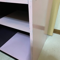 ピンク✖️黒　　カラーボックス　　無料の画像