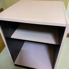 ピンク✖️黒　　カラーボックス　　無料の画像