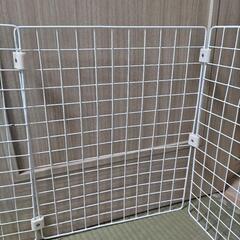 ワイヤーネットと留め具