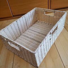 収納ボックス　かご2個セットの画像