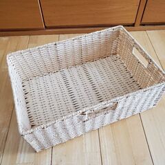 収納ボックス　かご2個セットの画像