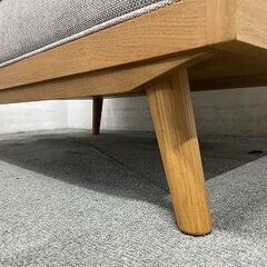 unico/ウニコ ALBERO/アルベロ 2シーター カバーリングソファ 北欧ヴィンテージスタイル グレー系 リビング 中古家具 店頭引取歓迎 R8931の画像