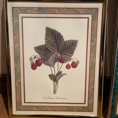 Les Fraises Delicieusesとモネの壁飾りの画像