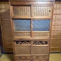 台所収納　レトロ　京風水屋