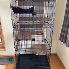 アイリスオーヤマ 3段ルーフキャットケージ RFC904 猫