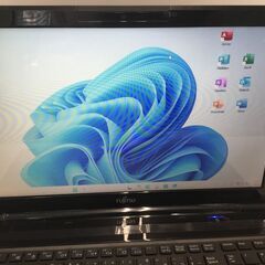 🍀【本日の目玉品】ノートパソコン「富士通」 Win11 最新office2021付属 管理No1『基本送料無料』の画像