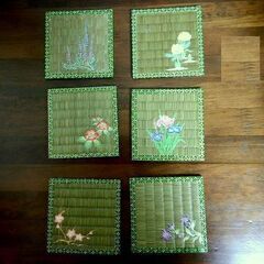  ◆畳のコースター コースター 未使用中古品