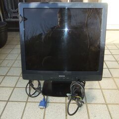 ☆彡【無料で差し上げます】　パソコン使用　モニター（１９インチ）
