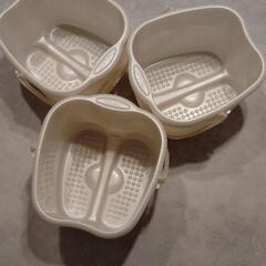 フットバス（足湯）用バケツ３個セット