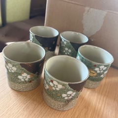 和柄湯呑み5個セット