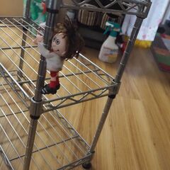 メタルラック3段、小物置、整理、商品棚、４５ｘ２１ｘ４７の画像