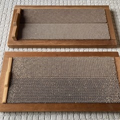 猫　爪とぎ　手作り