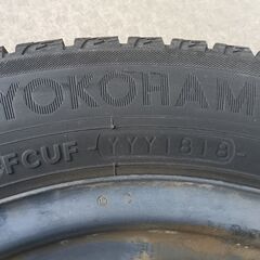 冬タイヤ 155 65R13　スタッドレス 4本 ホンダ純正ホイールの画像