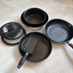 ティファール　フライパン　鍋　蓋セット