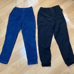 ユニクロ　ウォームイージーパンツ150と160の2本セット