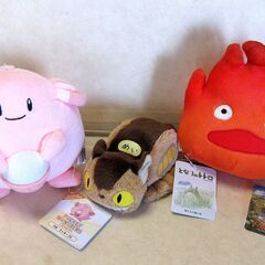 未使用タグ付きぬいぐるみ となりのトトロ・POCKET MONS...