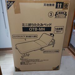 【お値下げしました】アイリスオーヤマ　ミニ折りたたみベッド　ＯＴ...