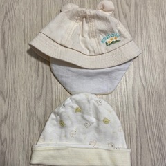 新生児　帽子　セットの画像