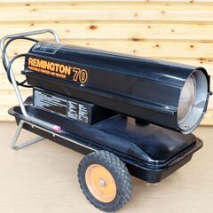 レミントン ジェットヒーター REMJ70 動作確認済 実働 業務用 ストーブ 灯油 100V 暖房 倉庫 現場 工場 工事 乾燥 速暖 REMINGTONの画像