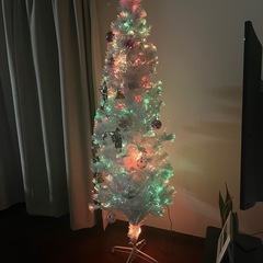 クリスマスツリー　光ファイバー　180㎝の画像