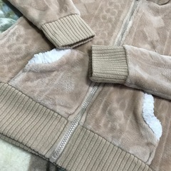 キッズ耳付きパーカー150cmの画像