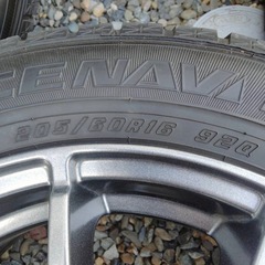 スタッドレス205/60R16 2017年製 16インチ ホイールセットの画像
